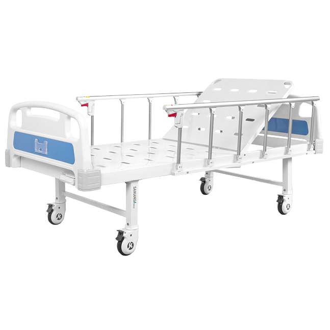 Механическая медицинская кровать (2 секции) A1K