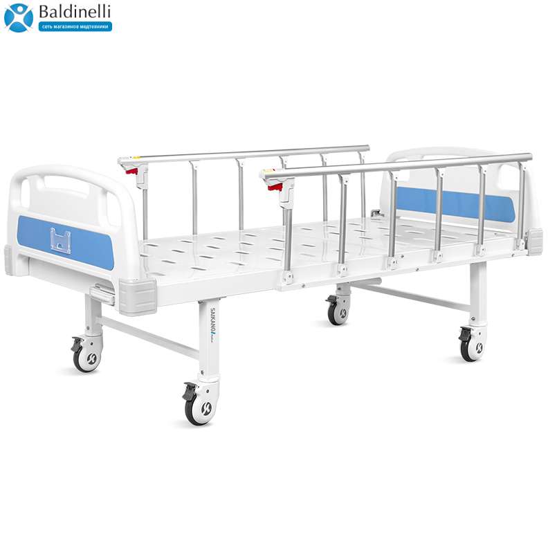 Механическая медицинская кровать (2 секции) A1K