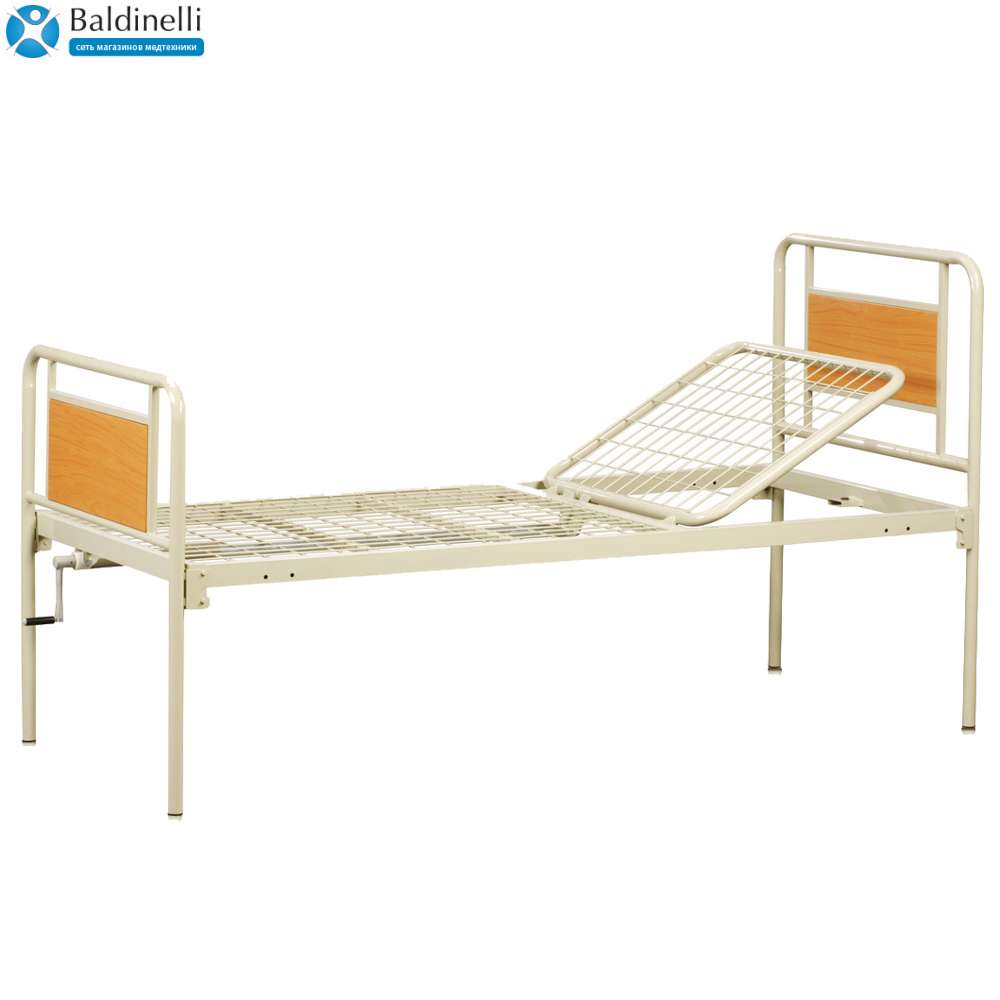 Медицинская металлическая кровать (2 секции) OSD-93V