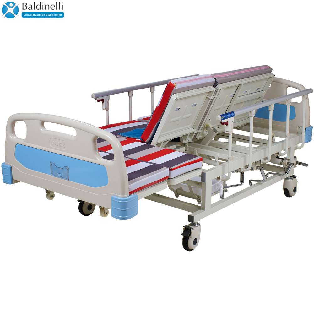 Медичне механічне ліжко з туалетом та функцією бокового перевороту OSD-CH1P