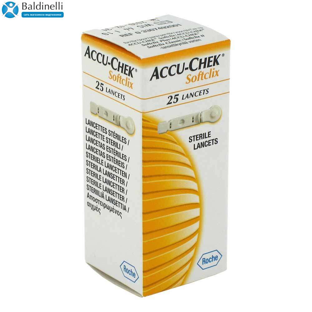 Ланцеты Accu-Chek Softclix 25 штук, ACL-4