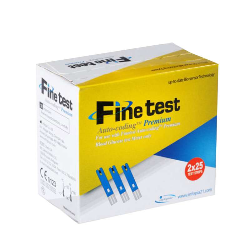 Тест-смужки Finetest Auto-coding Premium 50 штук, FT-004