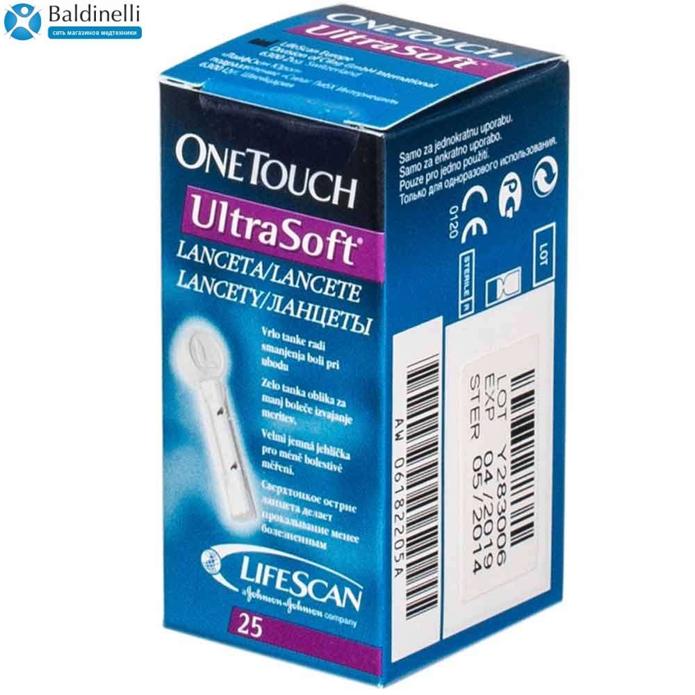 Ланцеты OneTouch Ultra Soft №25