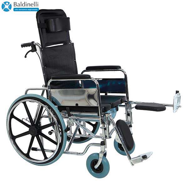 Многофункциональная инвалидная коляска с санитарным оснащением Golfi-4