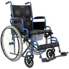 Складаний інвалідний візок із санітарним оснащенням OSD-BST-45