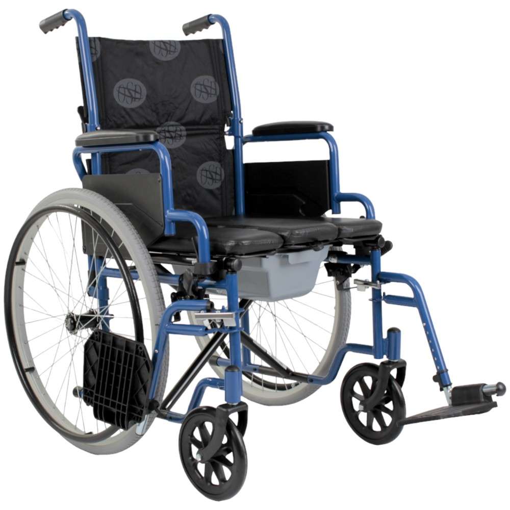 Складаний інвалідний візок із санітарним оснащенням OSD-BST-45