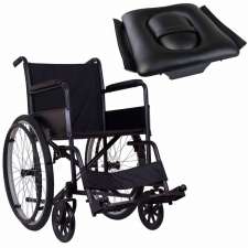 Стандартная инвалидная коляска OSD Economy на надувных колесах с санитарным оснащением