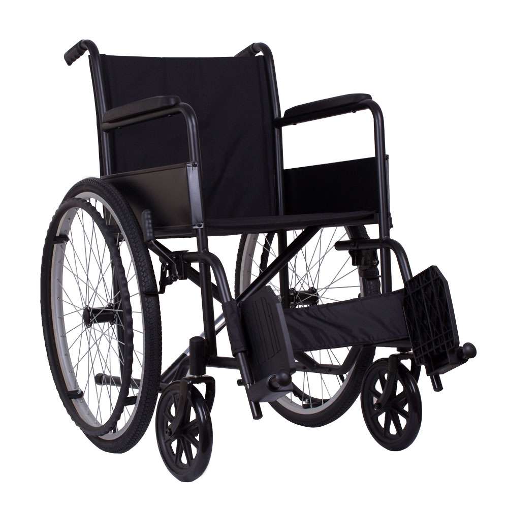 Стандартная инвалидная коляска OSD Economy на надувных колесах с санитарным оснащением