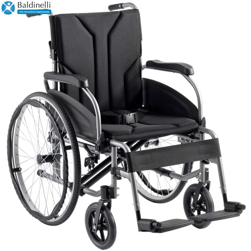 Легкая алюминиевая коляска со складной спинкой OSD-EL-BK-**