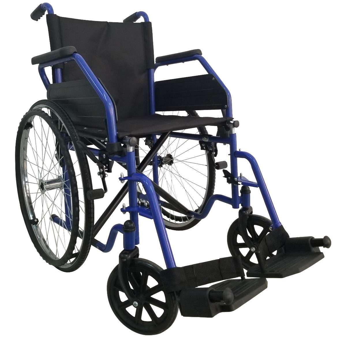 Стандартная инвалидная коляска (синяя) OSD-ST-**