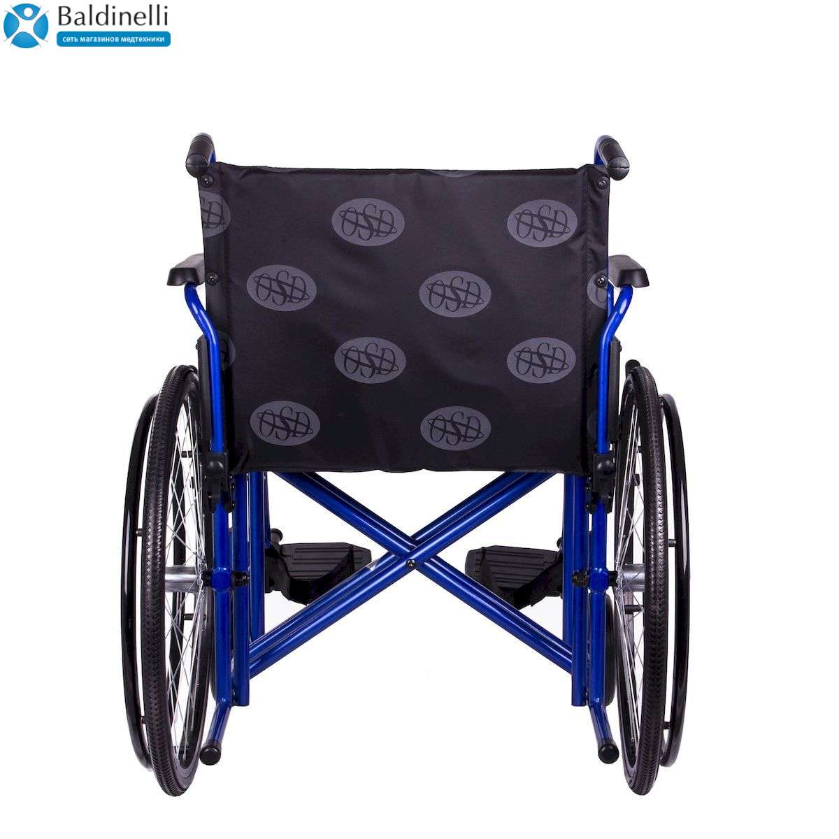 Усиленная инвалидная коляска OSD Millenium Heavy Duty 60 см