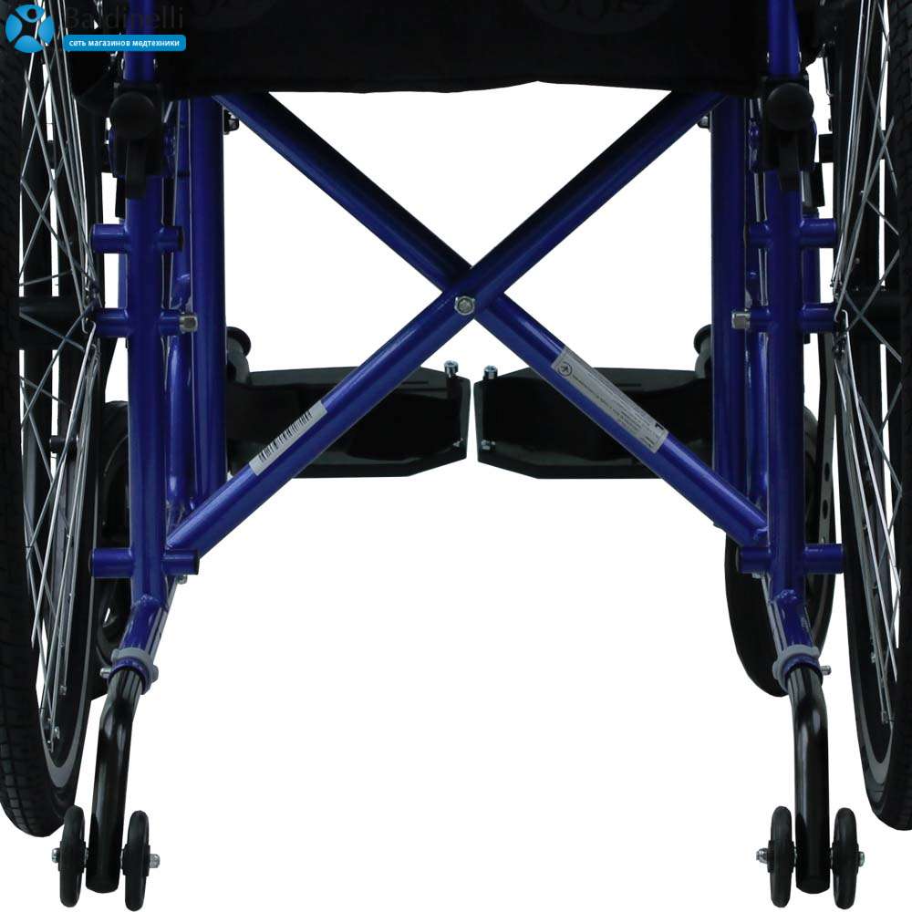 Стандартная инвалидная коляска с санитарным оснащением OSD Millenium 4 Blue OSD-STB4-**+OSD-STD-WC