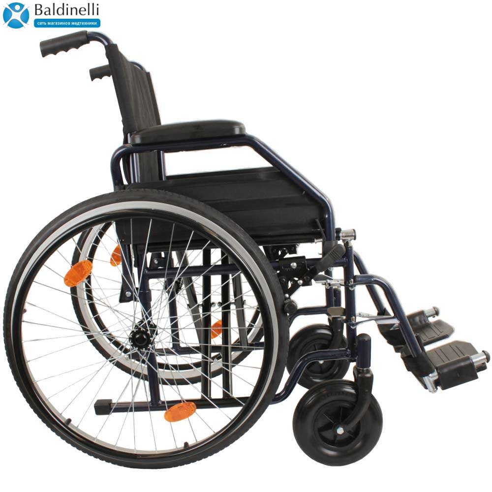 Усиленная складная инвалидная коляска OSD-STD-**