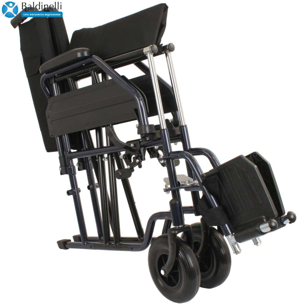 Усиленная складная инвалидная коляска OSD-STD-**