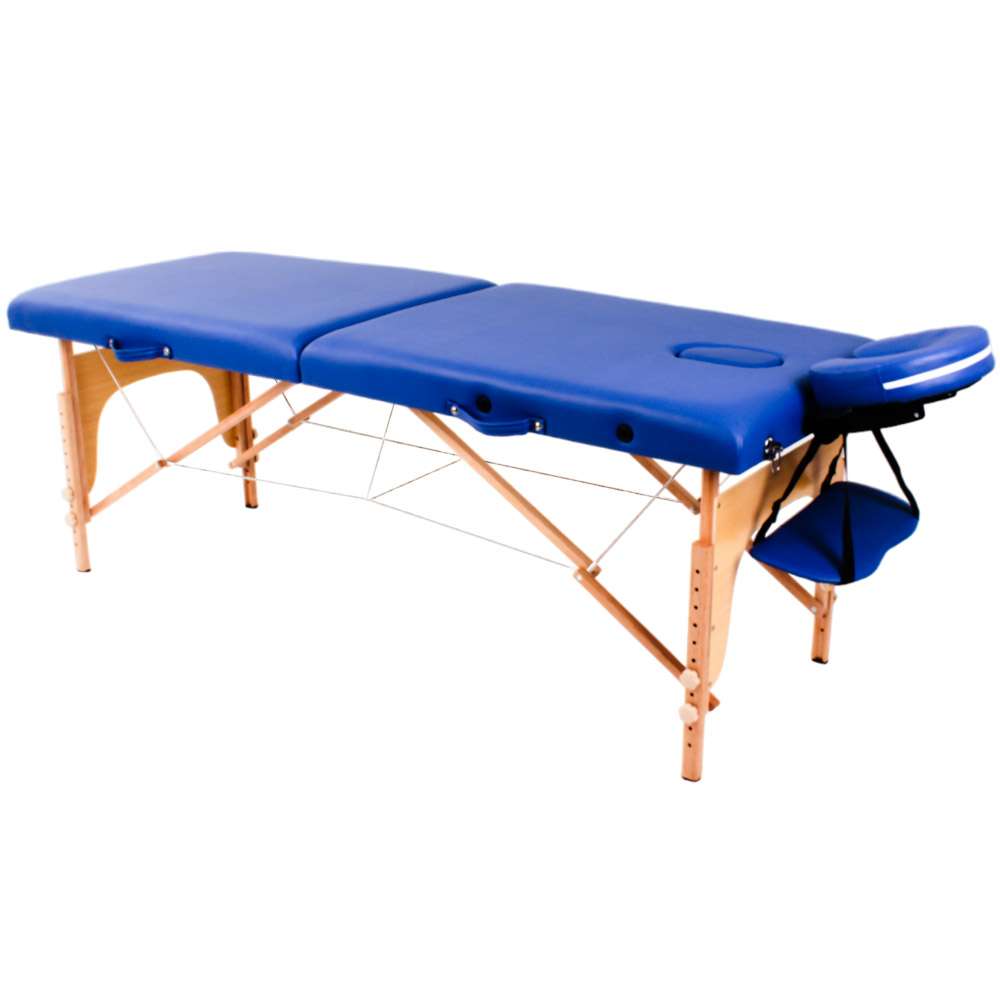 Деревянный складной массажный стол (2 секции) SMT-WT021