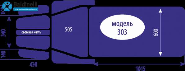 3-х-секционный массажный стол Ормед, Мануал-303
