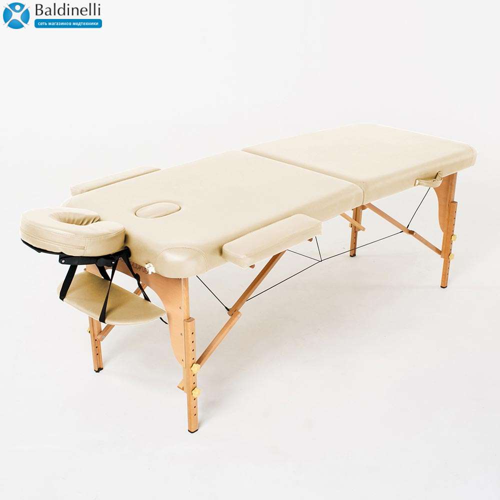 Складной 2-х секционный массажный стол RelaxLine Bali, 50112