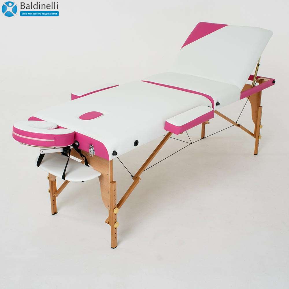 Складной 3-х секционный массажный стол RelaxLine Colibri, 50134