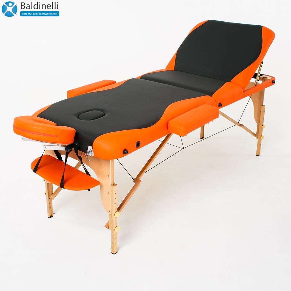 Складной 3-х секционный массажный стол RelaxLine Titan, 50136