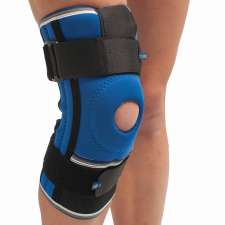 Бандаж коленного сустава неопреновый со спиральными ребрами жесткости (размер: 1-4) 4052-1