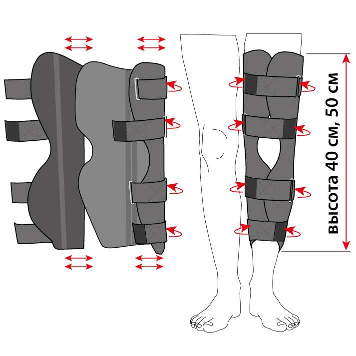 Бандаж для коленного сустава (тутор) Tiana 512