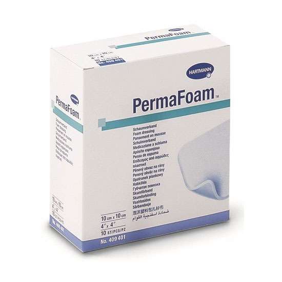 Губчатая повязка на рану PermaFoam 10х10 см