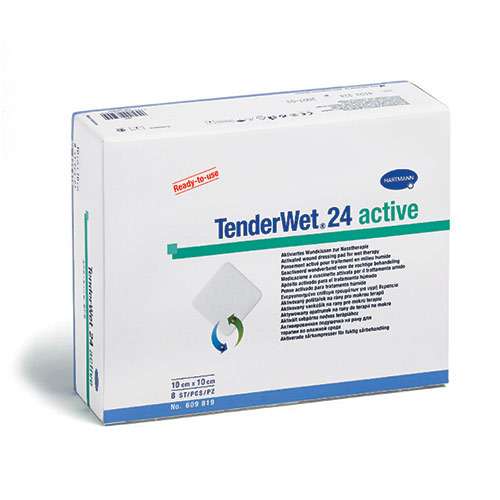 Повязка на рану Tender Wet 24 Active 7,5х7,5 см