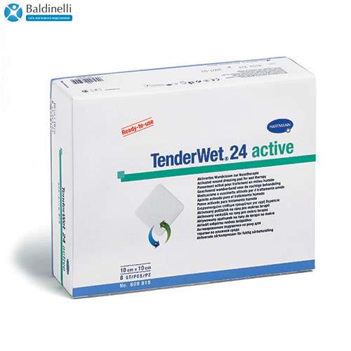 Повязка на рану Tender Wet 24 Active 7,5х7,5 см