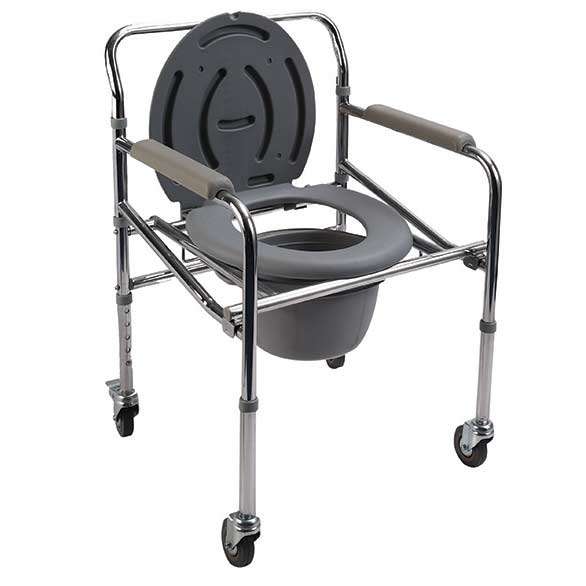 Кресло-стул с санитарным оснащением на колесах PR-771