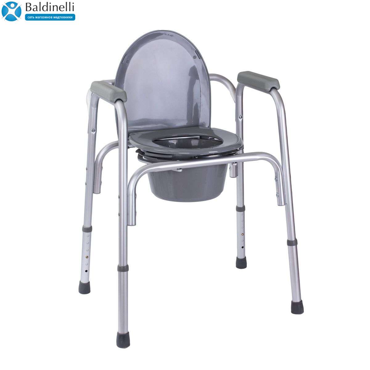 Алюминиевый стул-туалет 3в1 OSD-RB-2109А