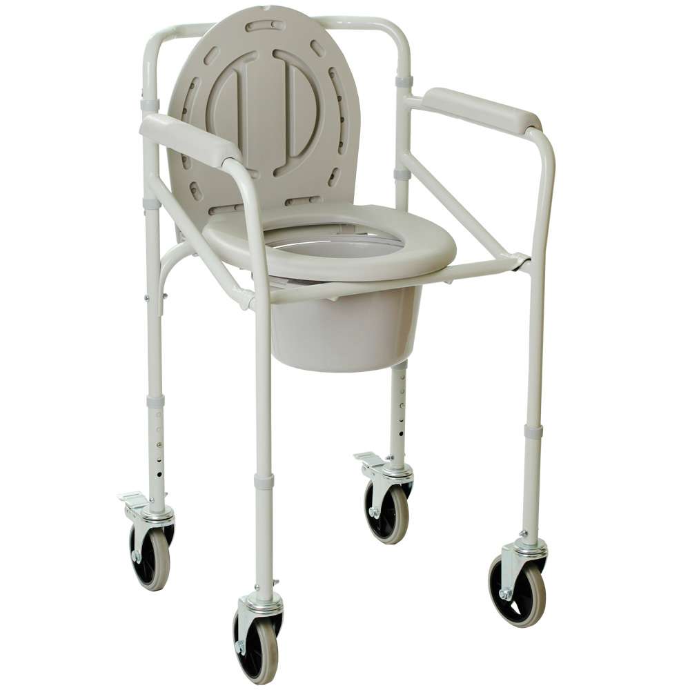 Складаний стілець-туалет на колесах OSD-2110JW
