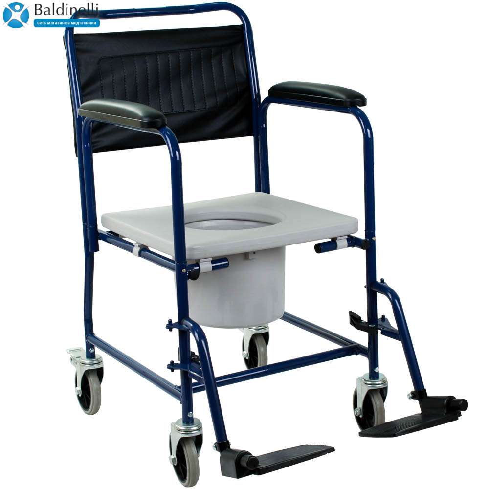 Кресло-каталка с санитарным оснащением OSD-H032B