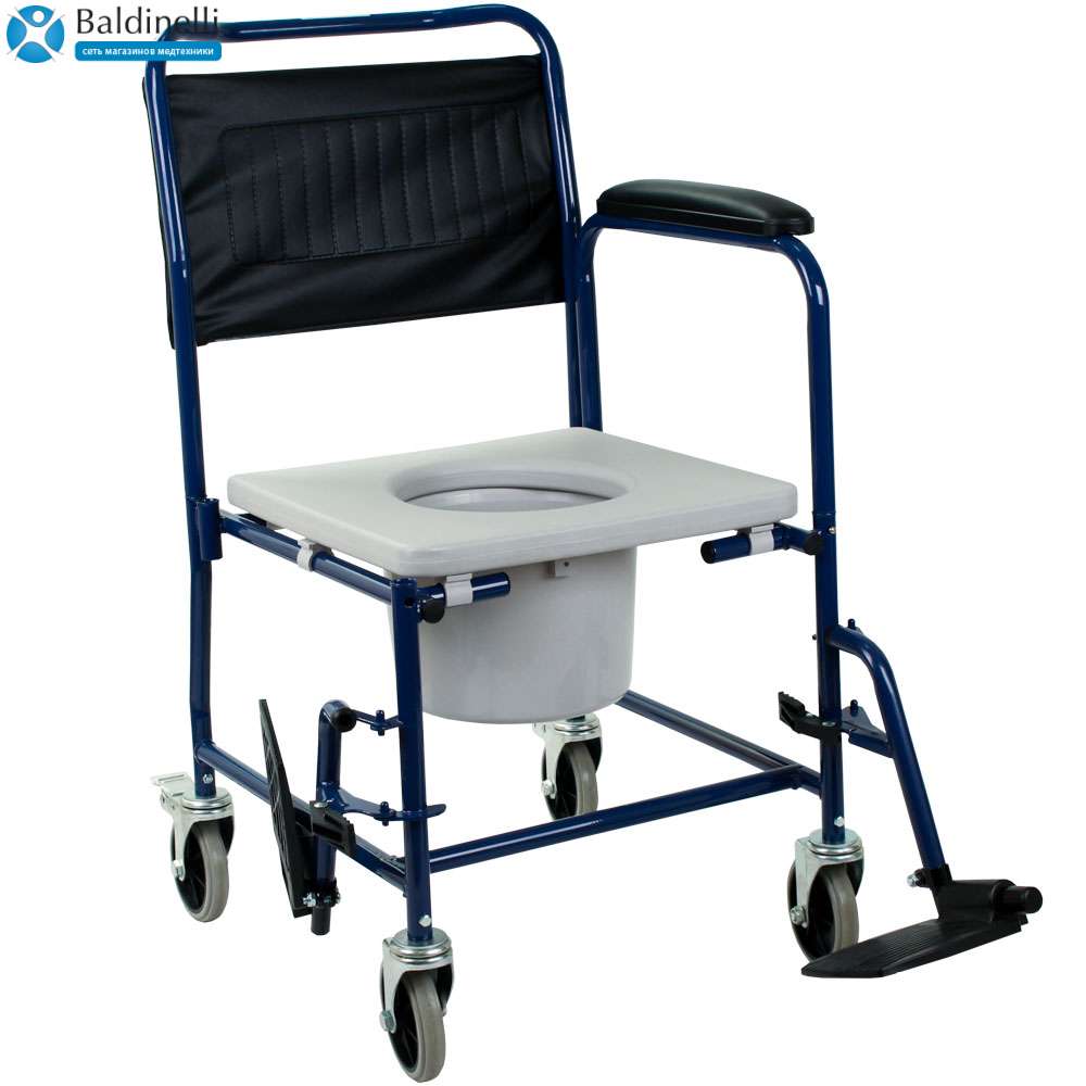Кресло-каталка с санитарным оснащением OSD-H032B
