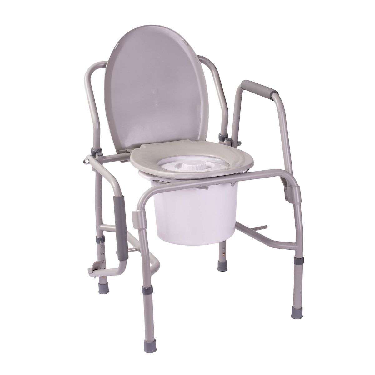 Усиленный стул-туалет с откидными подлокотниками OSD-RPM-68680D